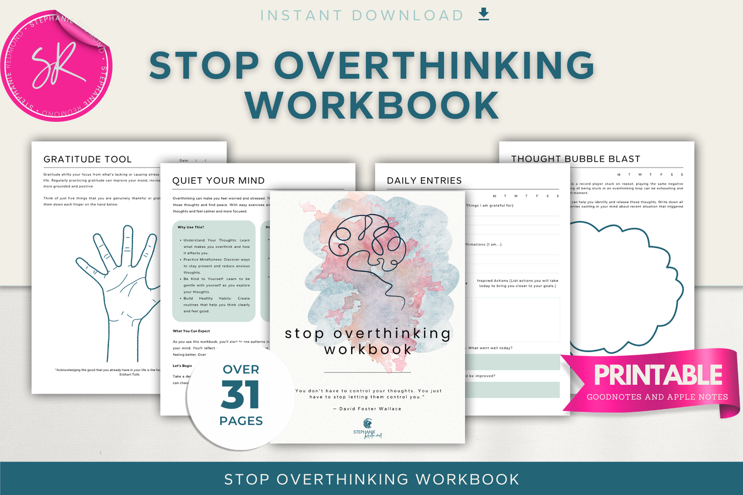 Stop Overthinking Workbook