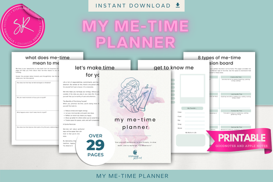 My Me-Time Planner