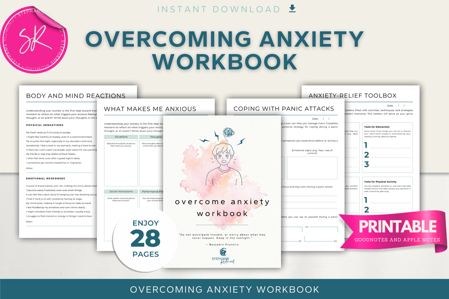 Overcoming Anxiety Workbook