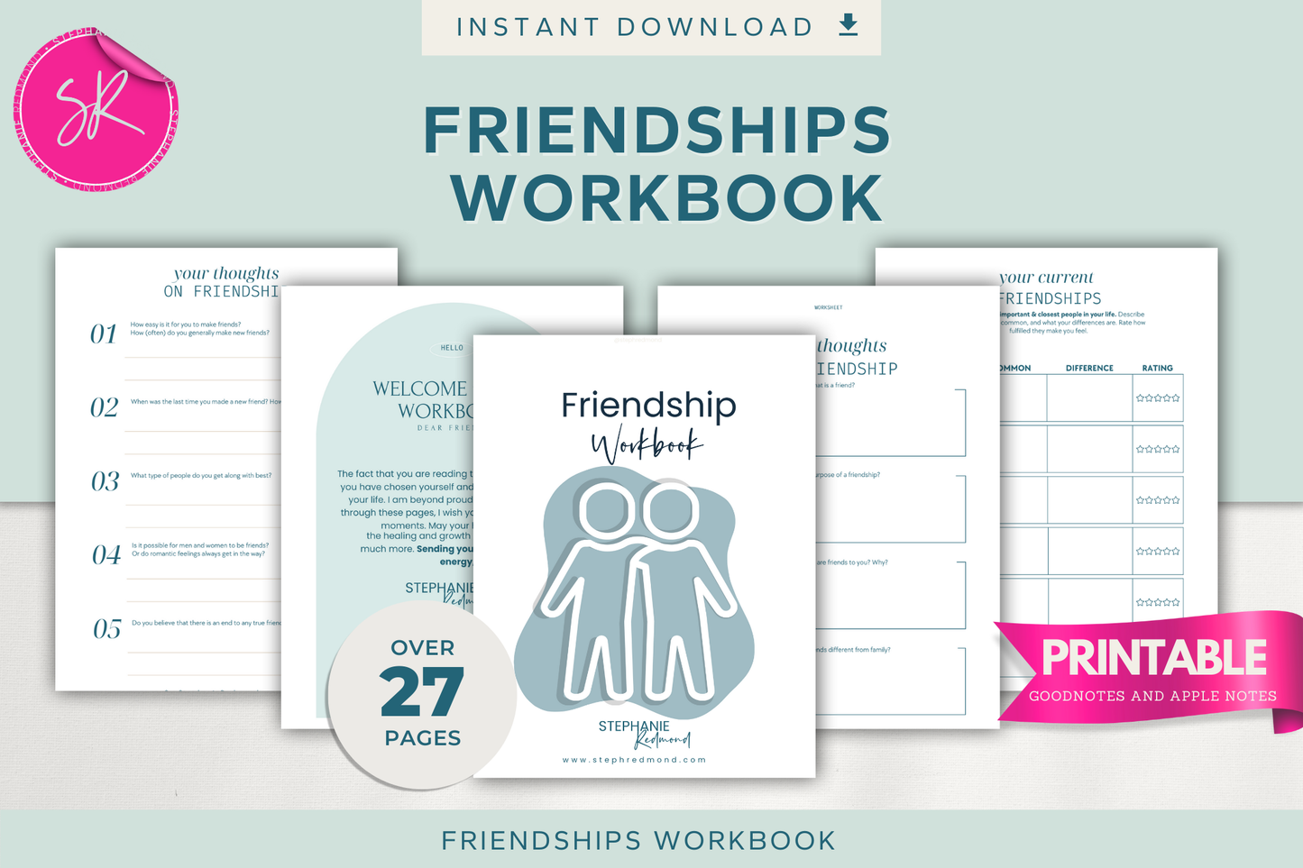 Friendships Workbook
