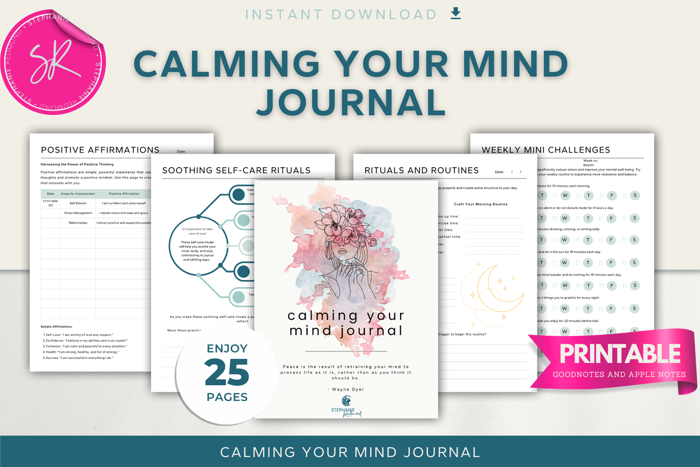 Calming Your Mind Journal