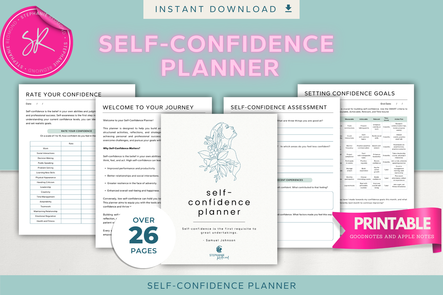 Self-Confidence Planner