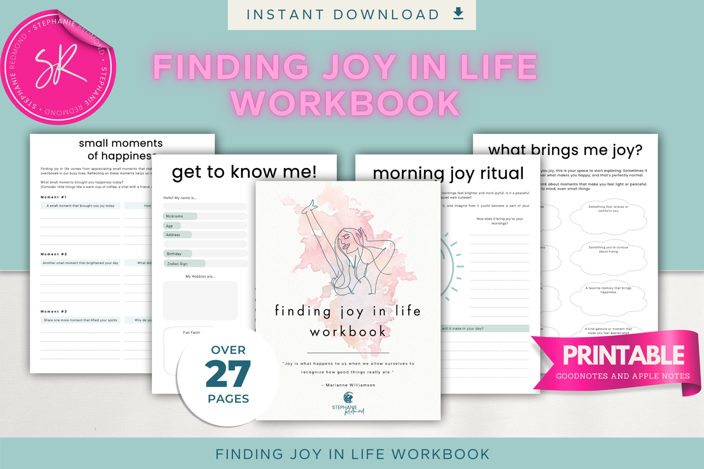 Finding Joy in Life Workbook