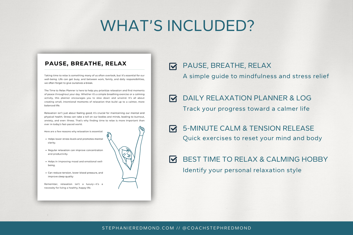 Time to Relax Planner