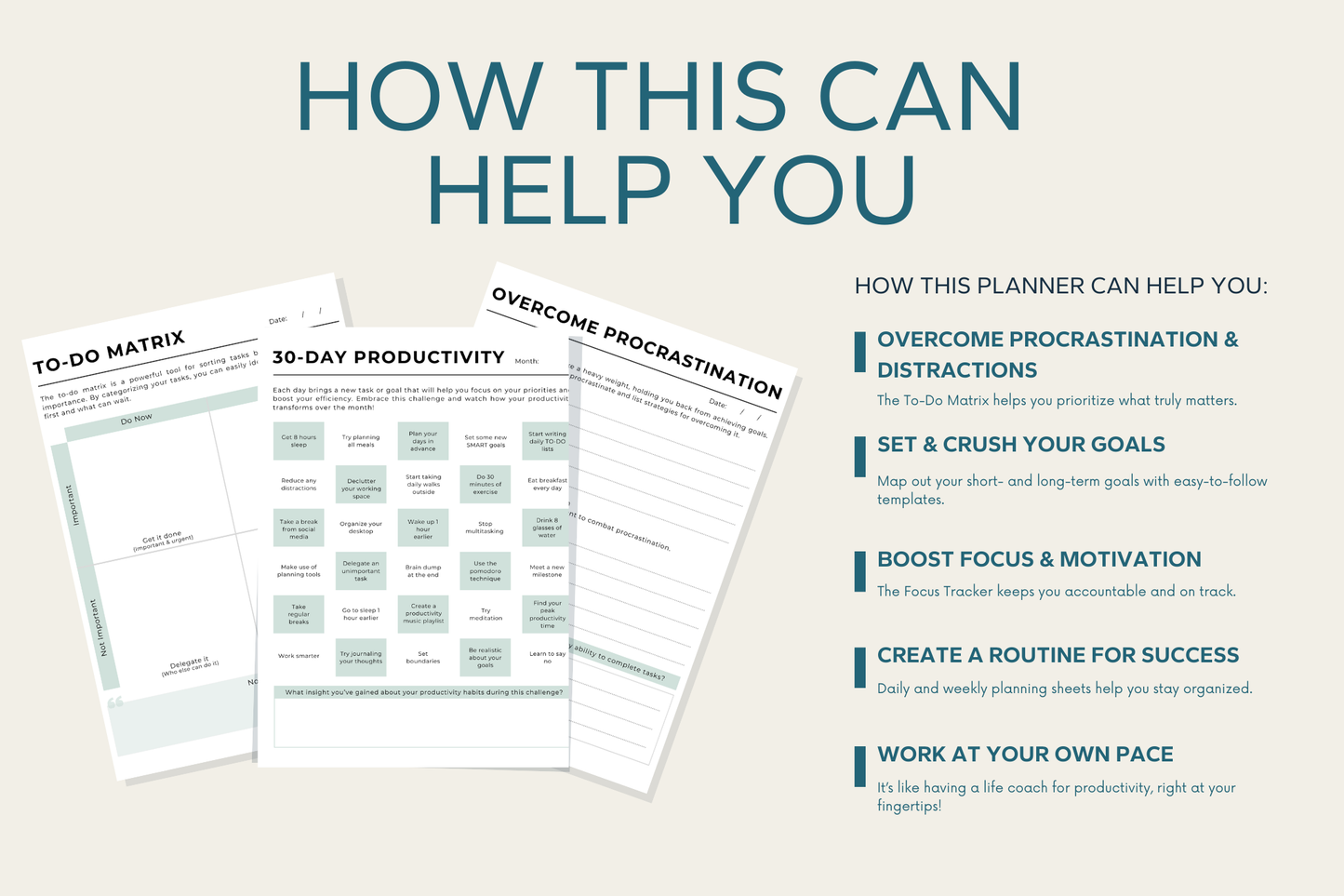 Let's Get Productive Workbook