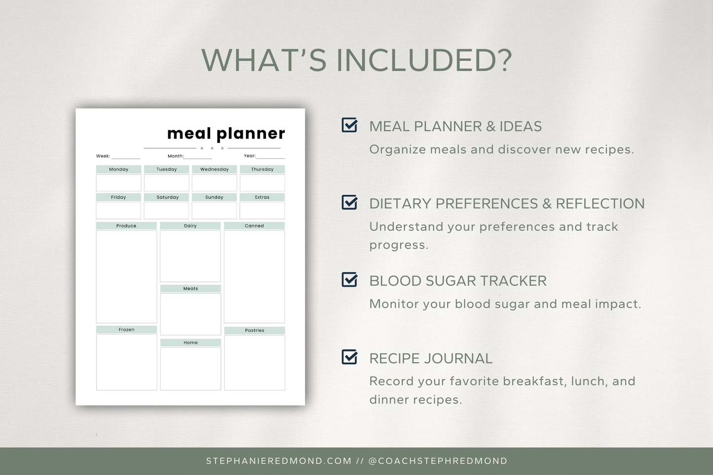 Personal Meal Planner