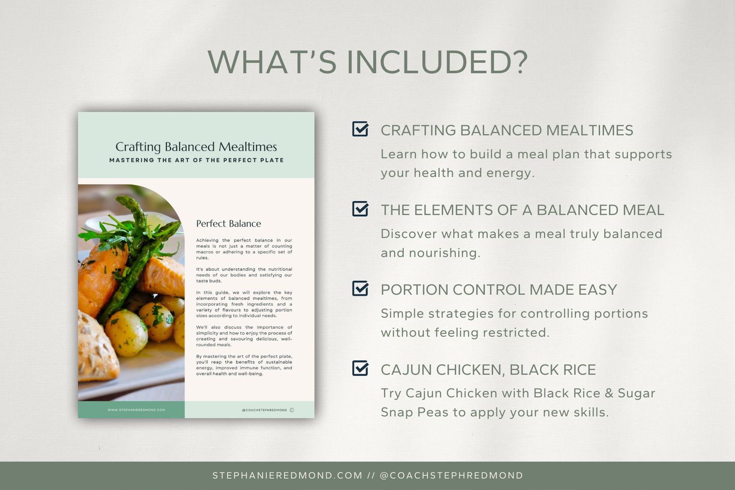 Create The Perfect Meal