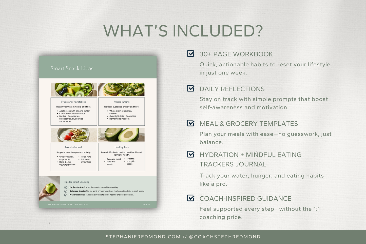 7-Day Healthy lifestyle challenge
