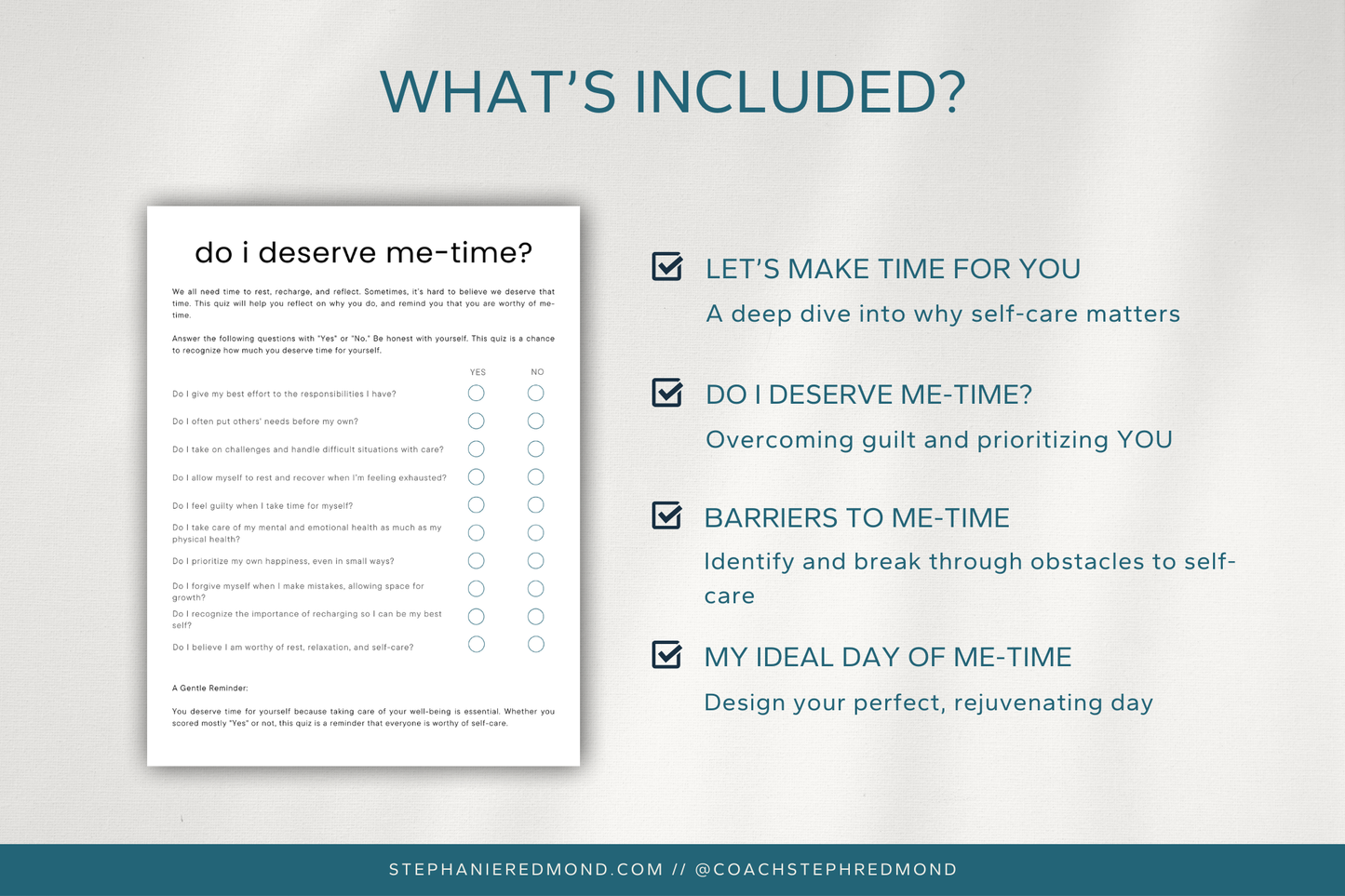 My Me-Time Planner