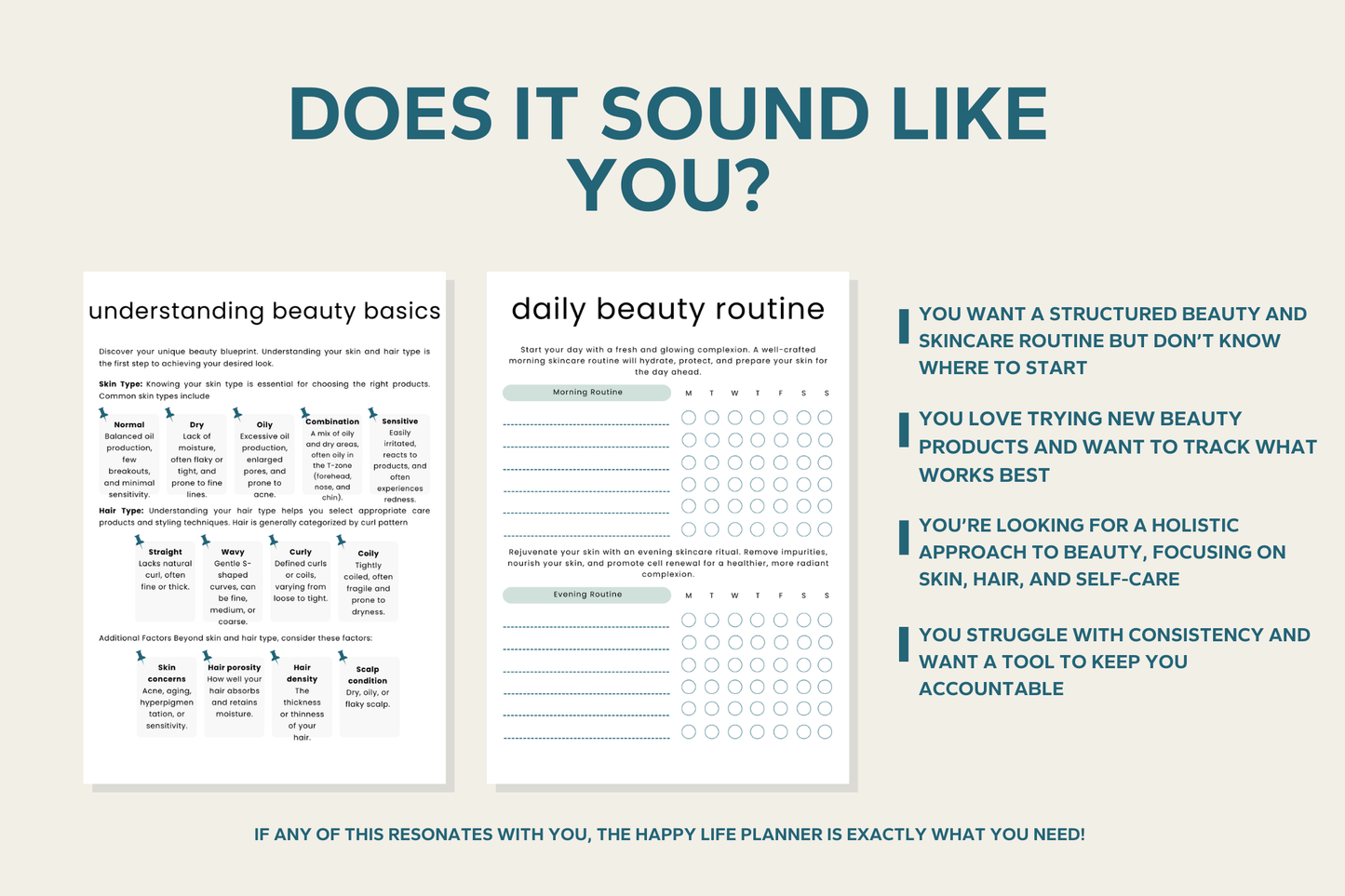 Beauty & Skincare Planner