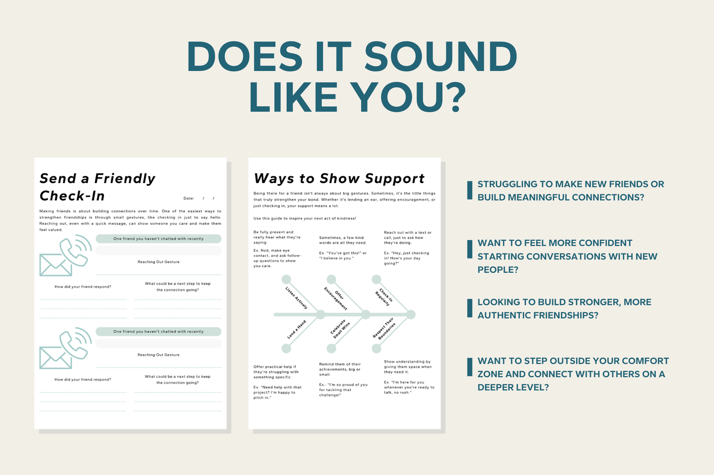 How to Make Friends Workbook