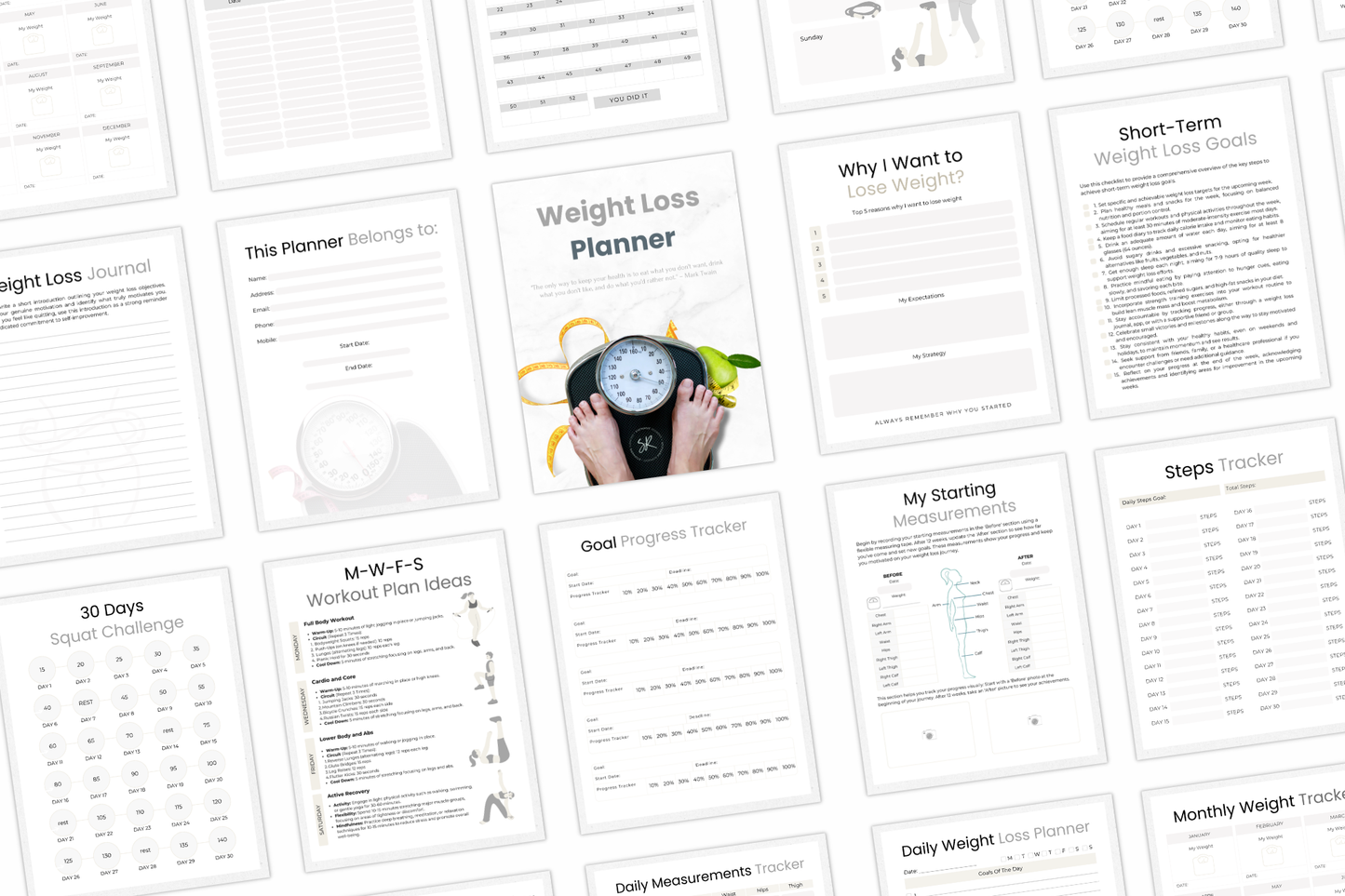 Weight Loss Planner
