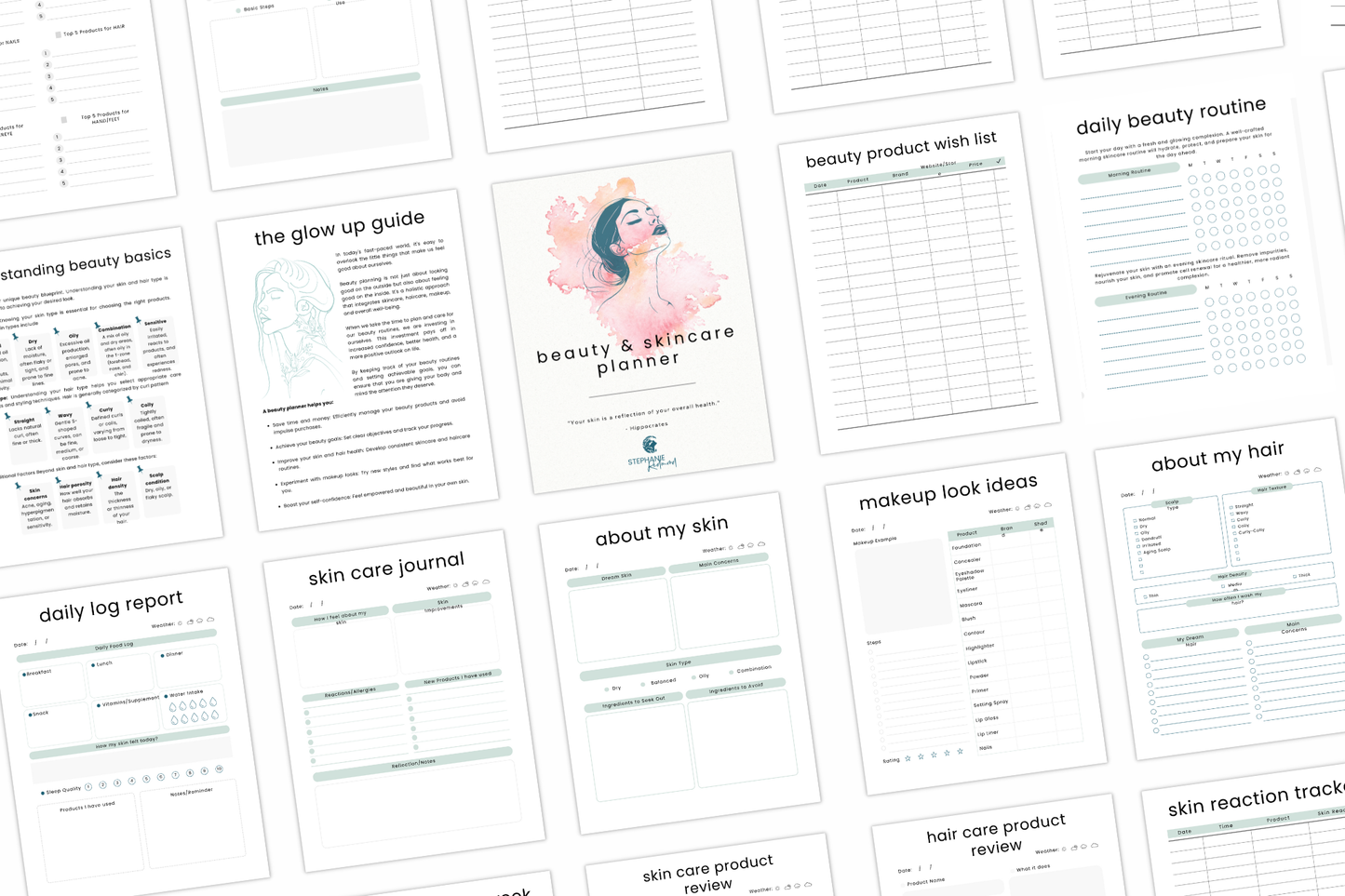 Beauty & Skincare Planner
