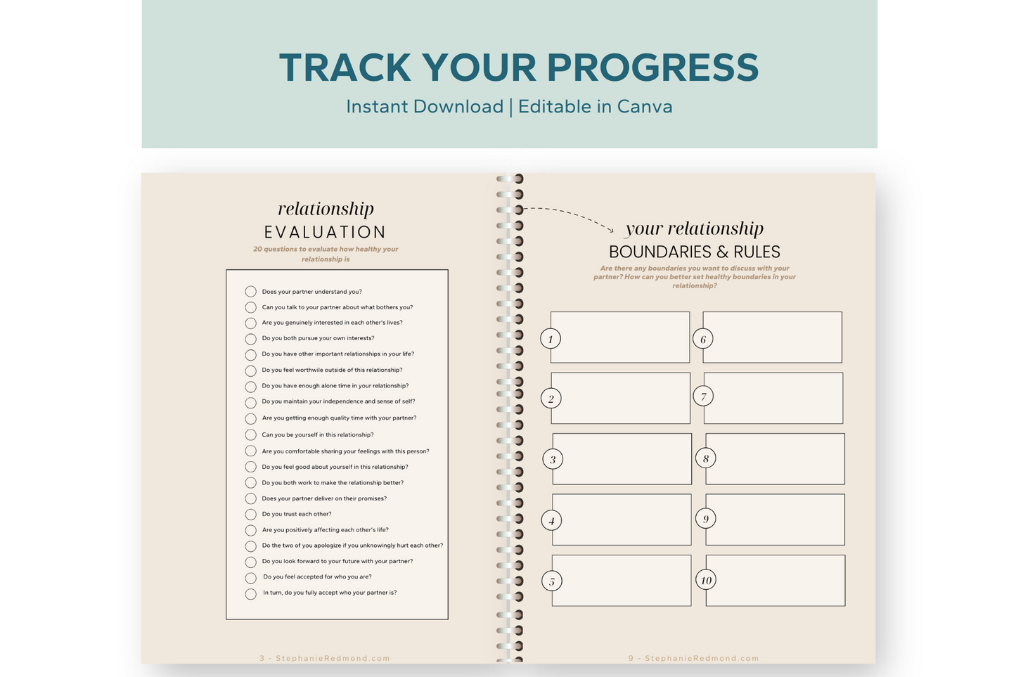 Relationship Workbook