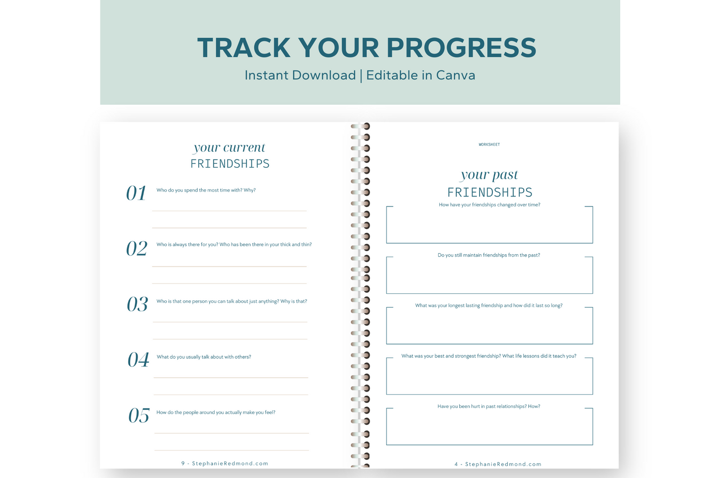 Friendships Workbook