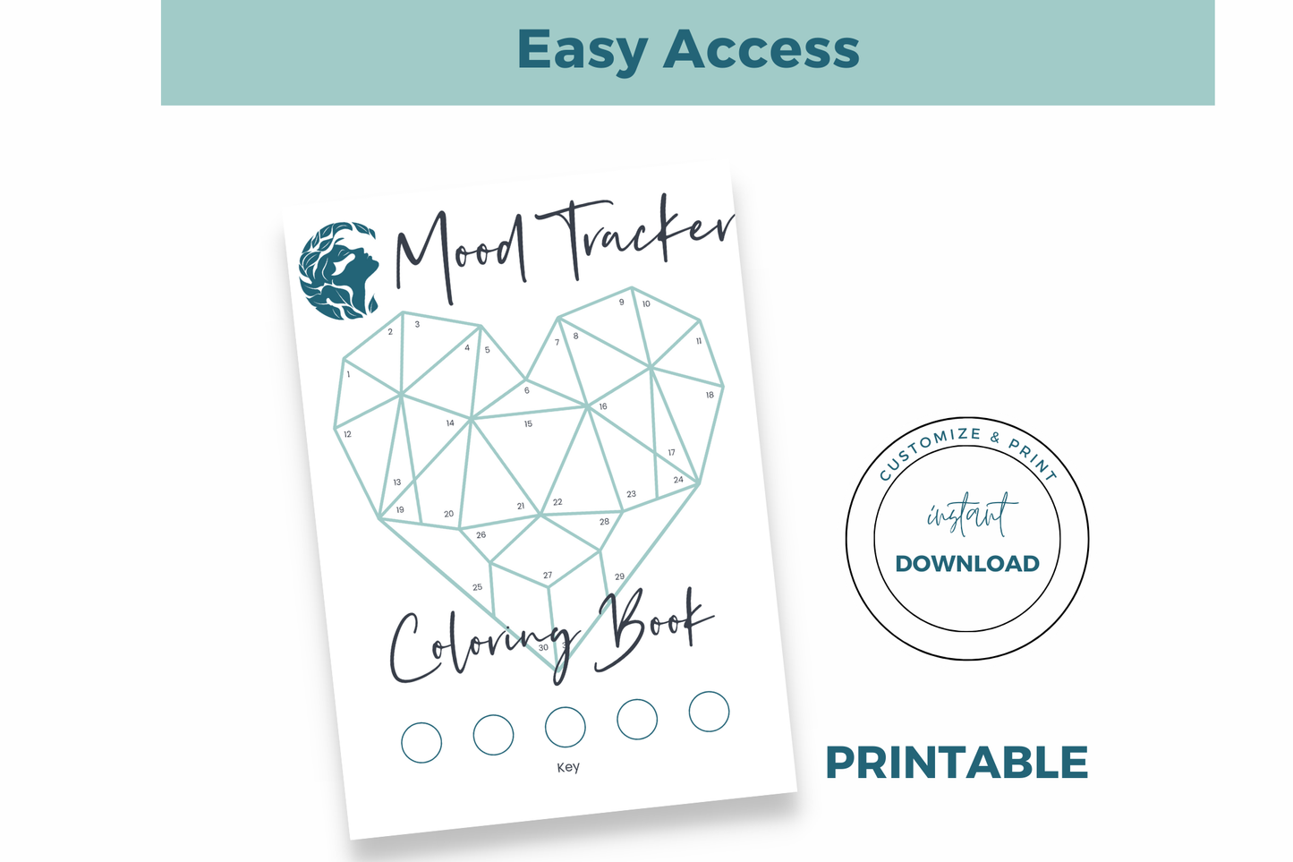 Mood Tracker Coloring Book