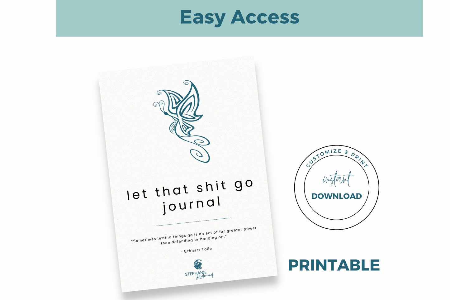 Let That Shit Go Journal