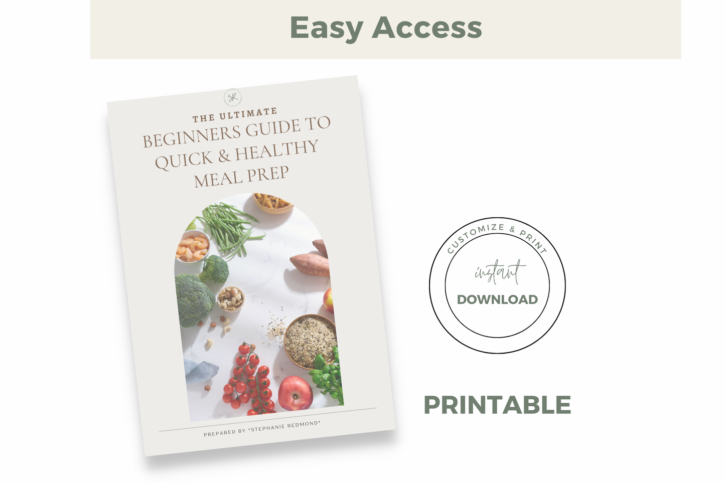 Beginners Meal Prep E-book