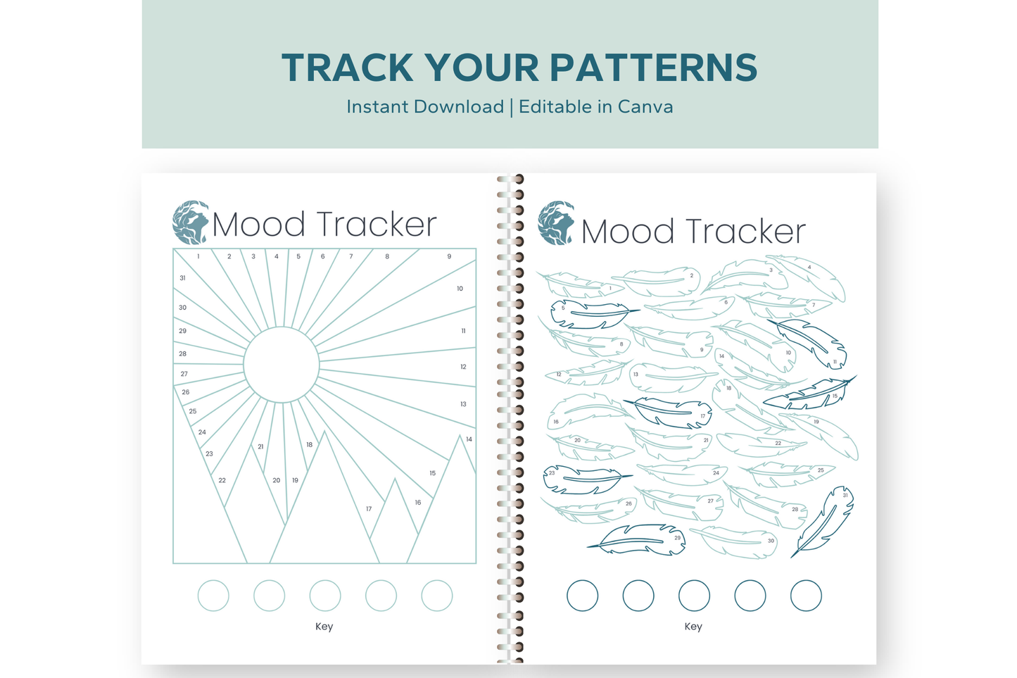 Mood Tracker Coloring Book